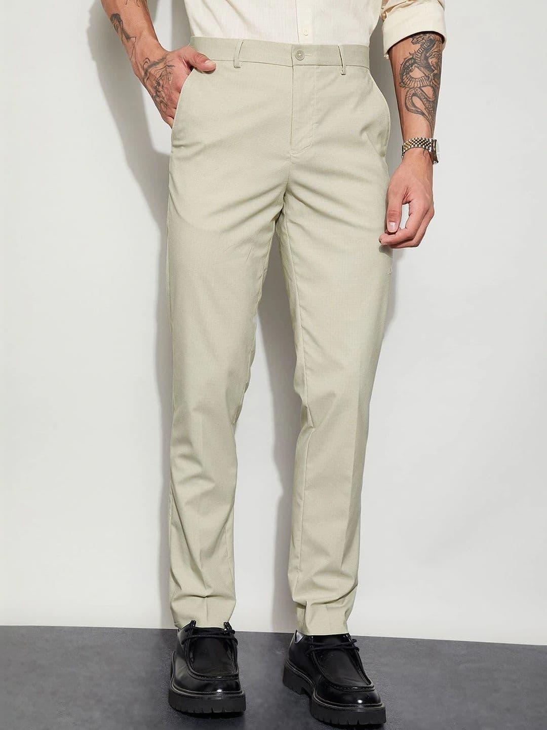 CODE by Lifestyle Men Easy Wash Trousers - view 1