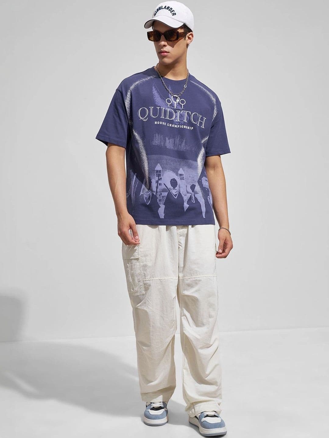 HIGHLANDER Harry Potter Graphic Printed Cotton T-shirt - view 1
