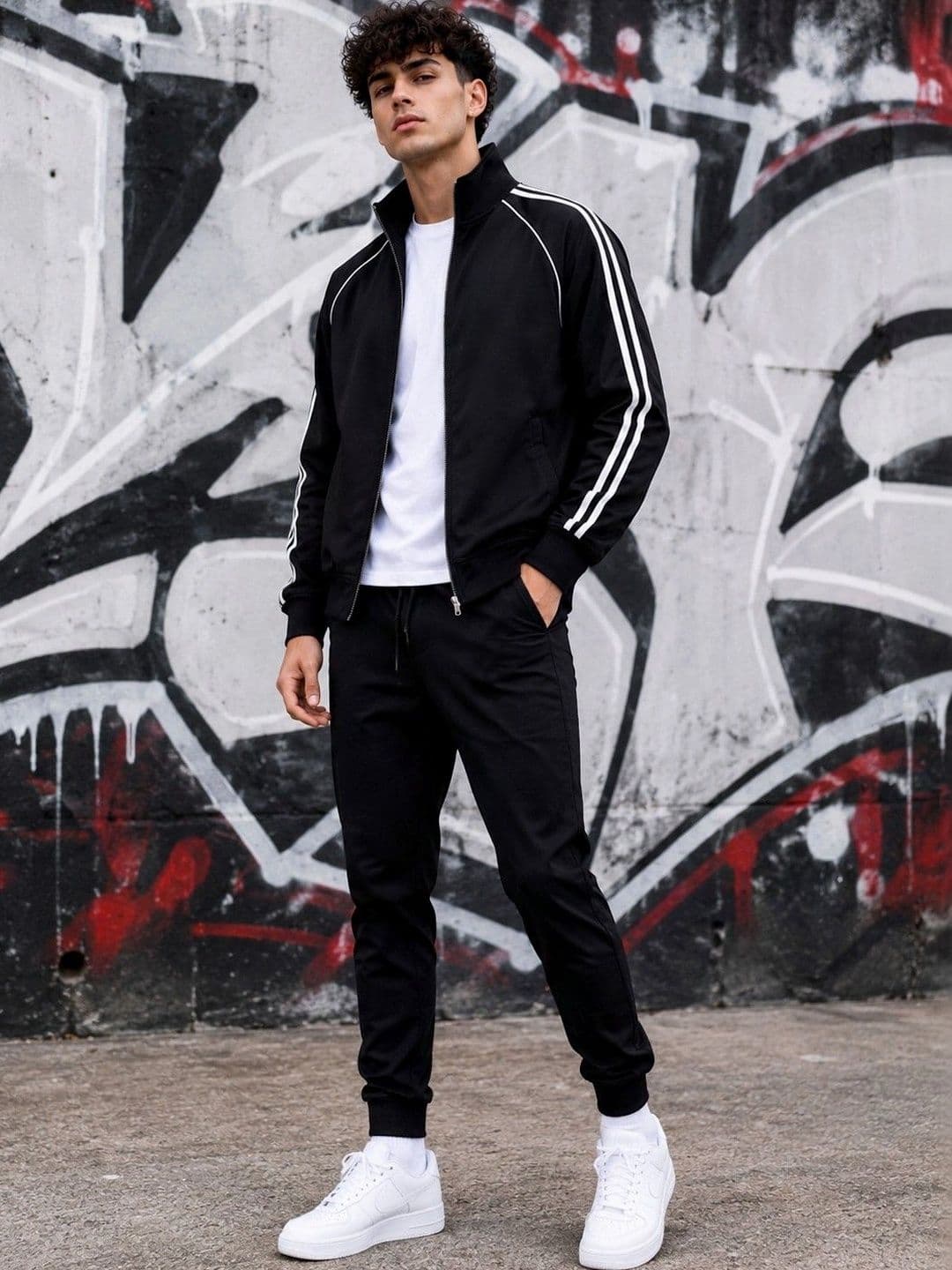 THIRD QUADRANT Men Striped Lightweight Outdoor Sporty Jacket - view 1