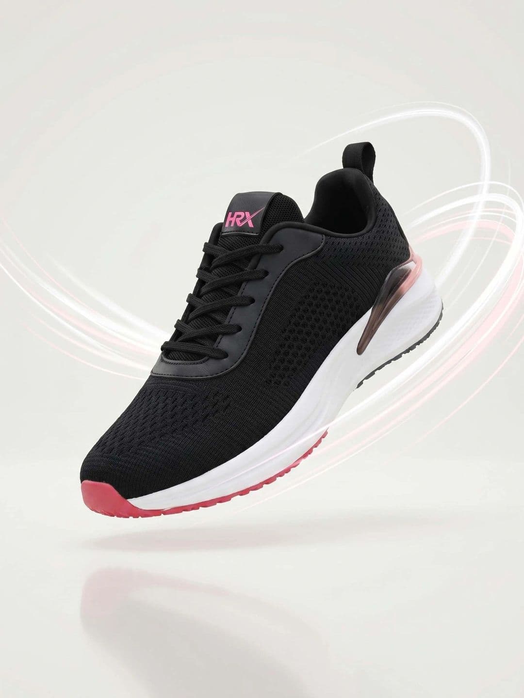 HRX by Hrithik Roshan Women Black Mesh Running Shoes - view 1