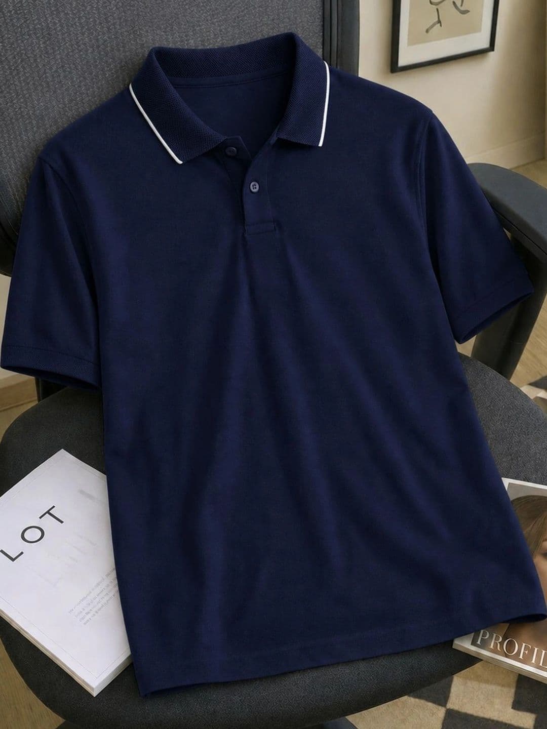 Leotude Men Polo Collar T-shirt - view 1