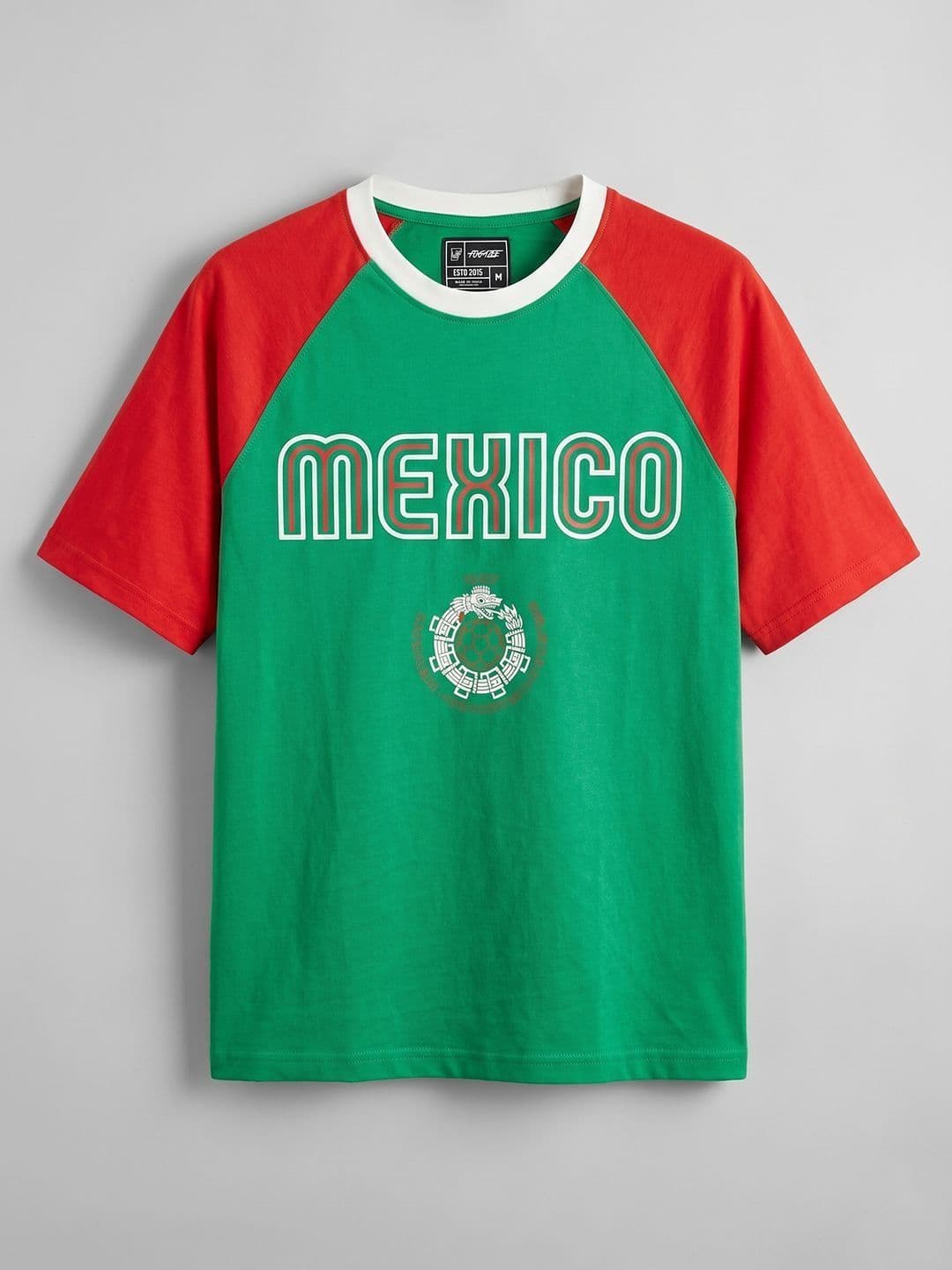 FUGAZEE Men Typography Colourblocked Slim Fit T-shirt - view 1