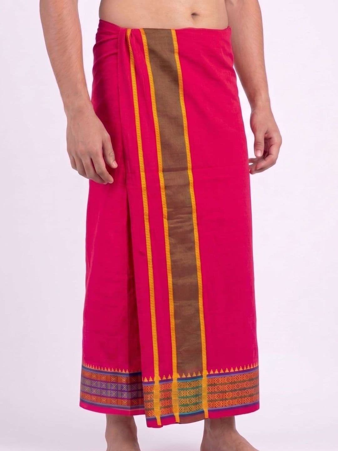 Hornbill Enterprises Men Cotton Dhoti Dhotis - view 1