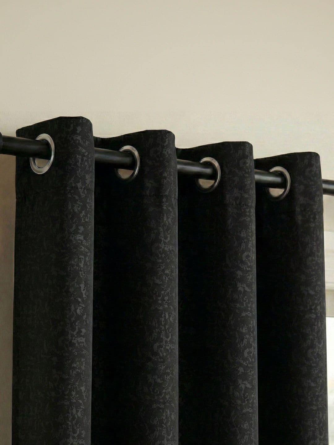 Home Spark Black Black Out Window Curtain - view 1
