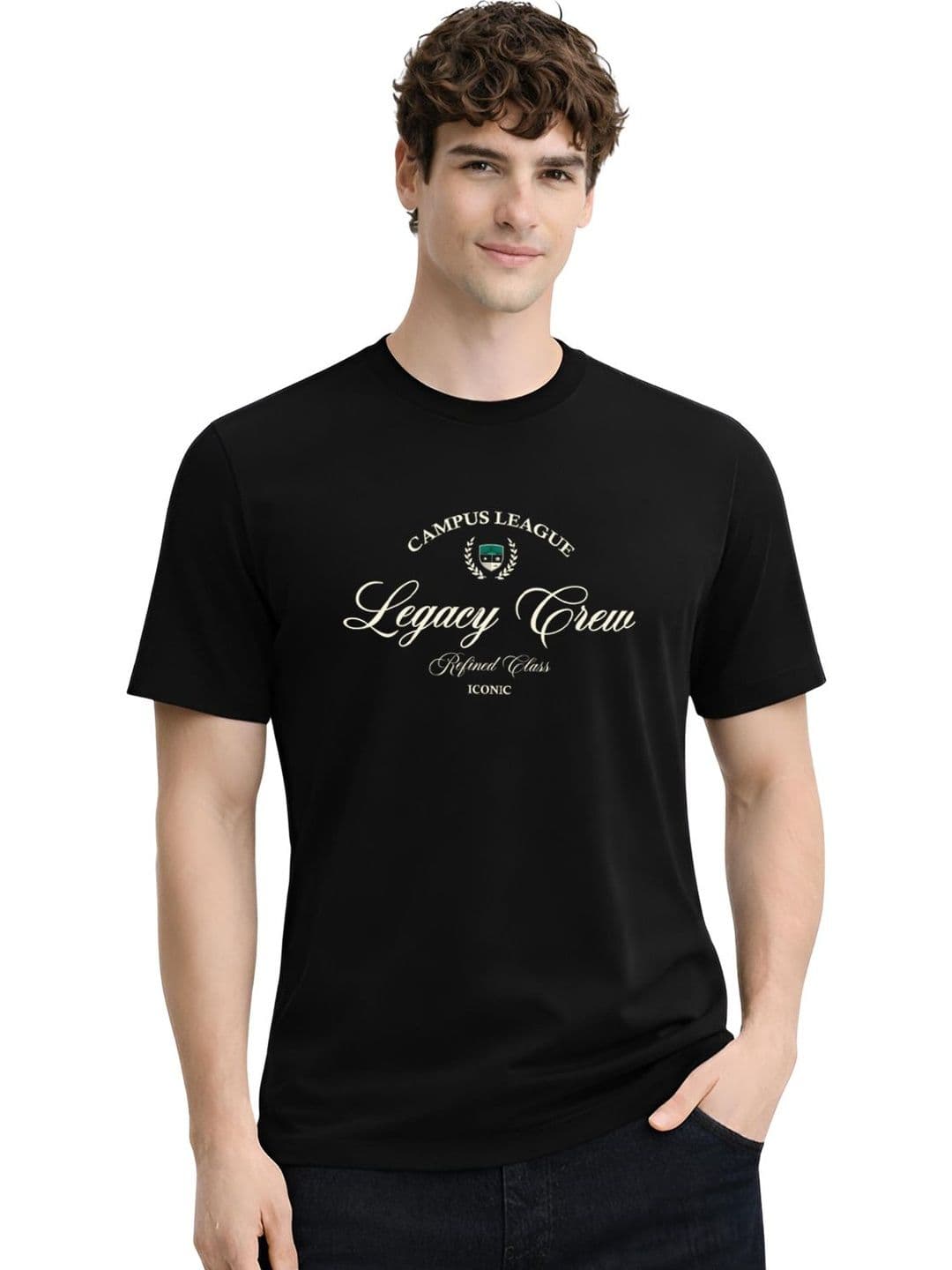 ADRO Men Typography Printed T-shirt - view 1