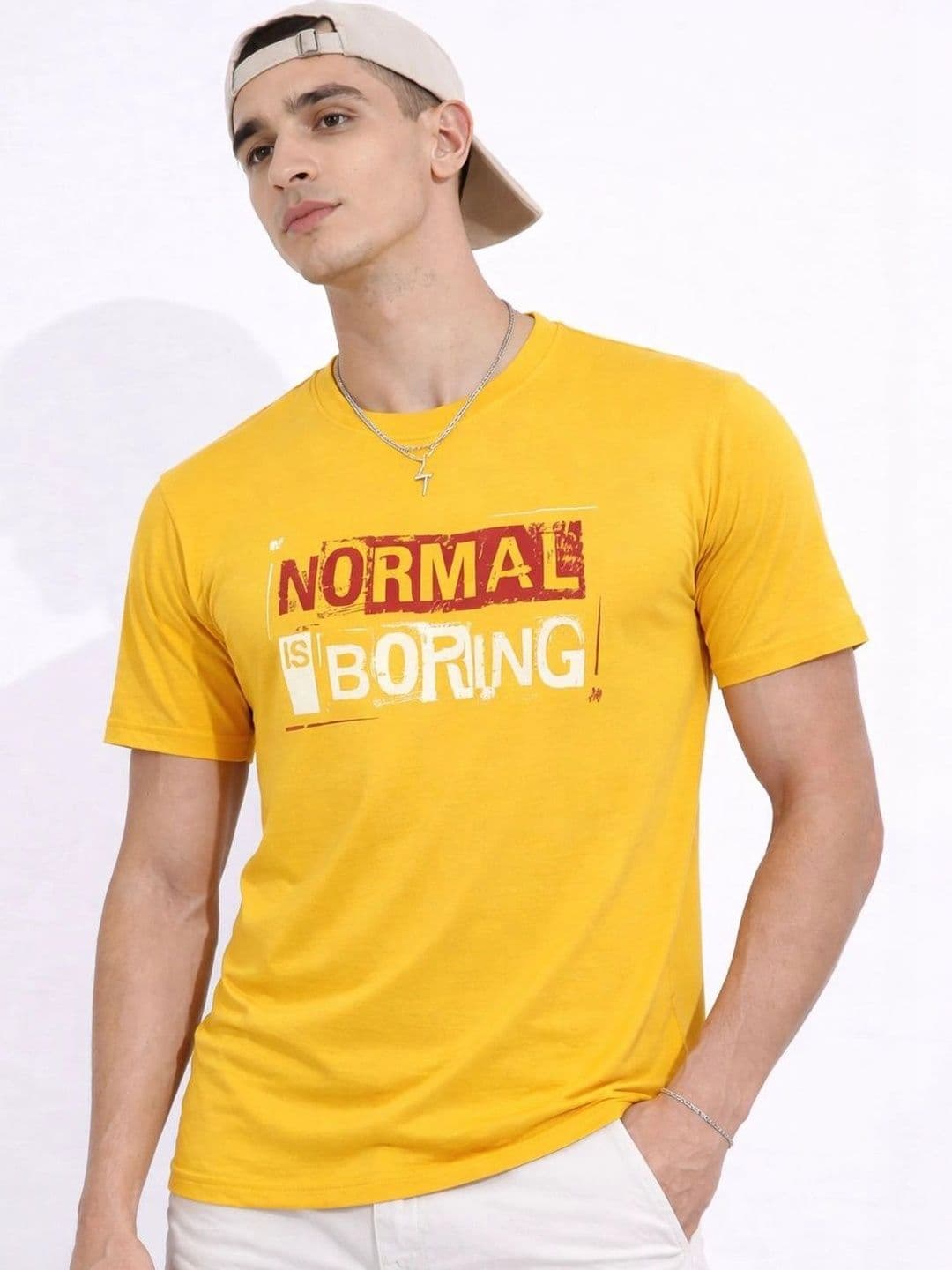 Klub Fox Men Printed Round Neck Cotton Tshirt - view 1