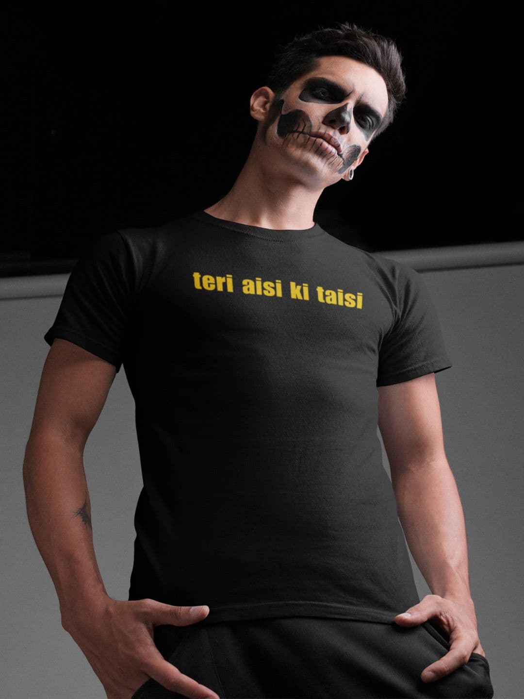 Epic Merch Typography Printed Pure Cotton T-shirt - view 1