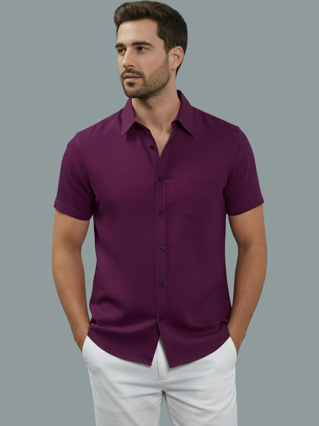 BULL FIRE Men Smart Slim Fit Casual Shirt - view 1