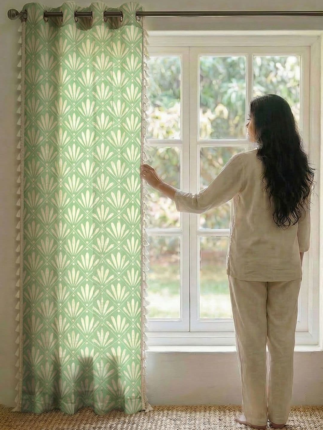 URBAN SPACE Pack Of 1 Window Curtain - view 1