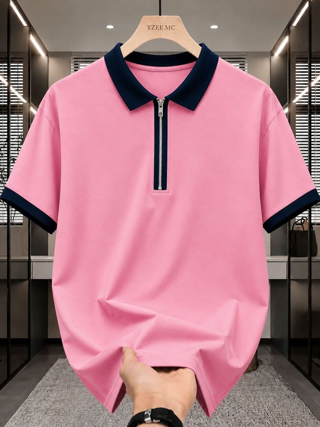 SCUBA Men Colourblocked Polo Collar T-shirt - view 1