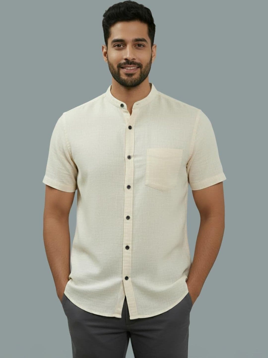 BULL FIRE Men Smart Slim Fit Casual Shirt - view 1