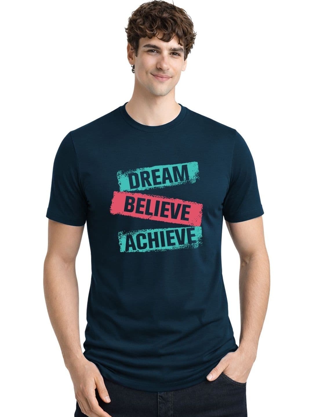 ADRO Men Typography Printed T-shirt - view 1