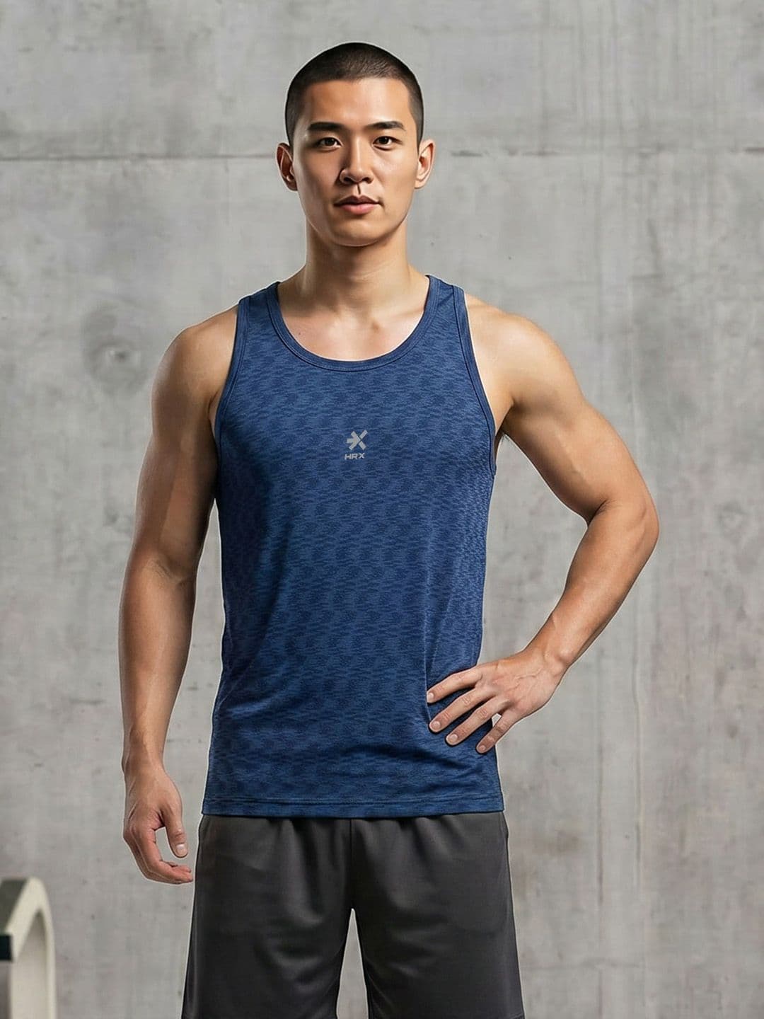 HRX by Hrithik Roshan Sleeveless Rapid-Dry Training T-shirt - view 1