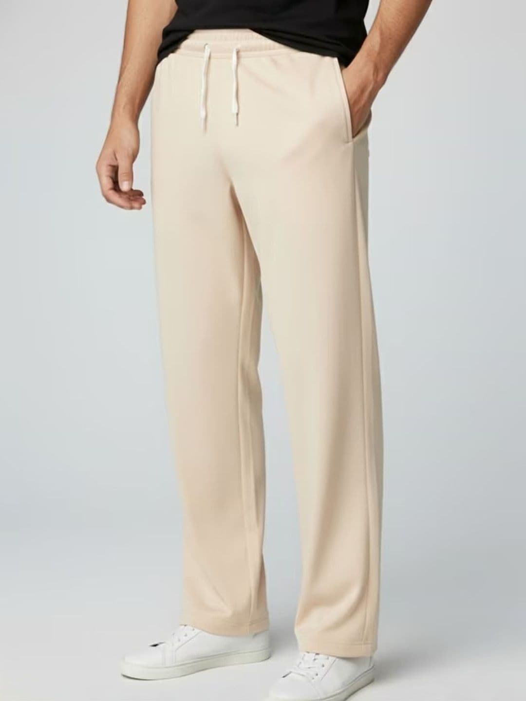 Style Go Men Relaxed Fit Cotton Drawstring Trousers - view 1