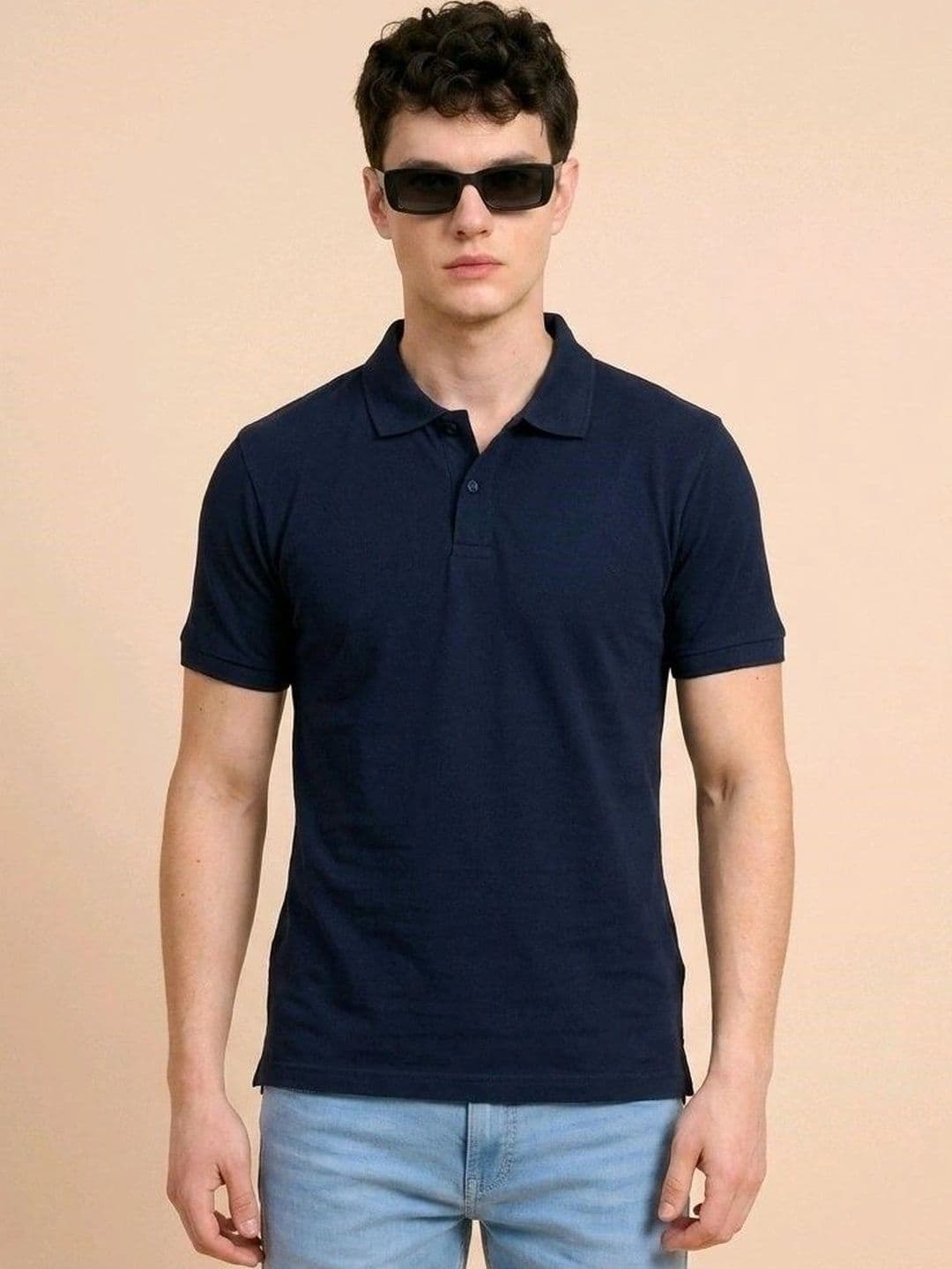 Roadster Men Polo Collar T-shirt - view 1