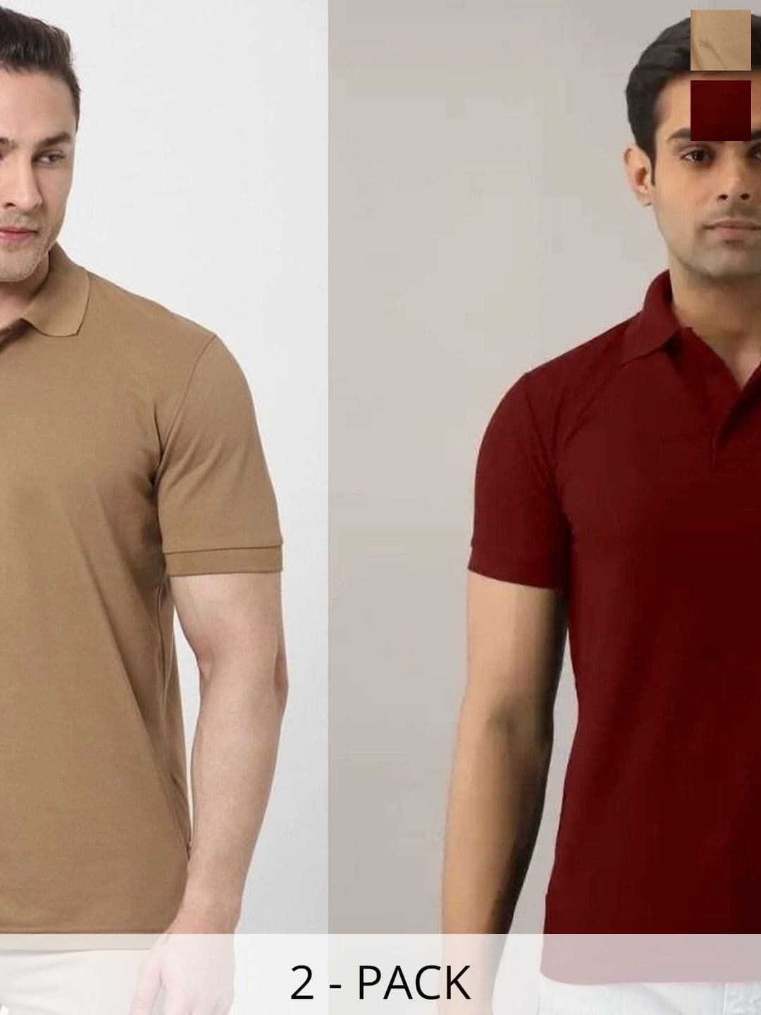 PIXFAB Men 2 Polo Collar Abzorb T-shirt - view 1