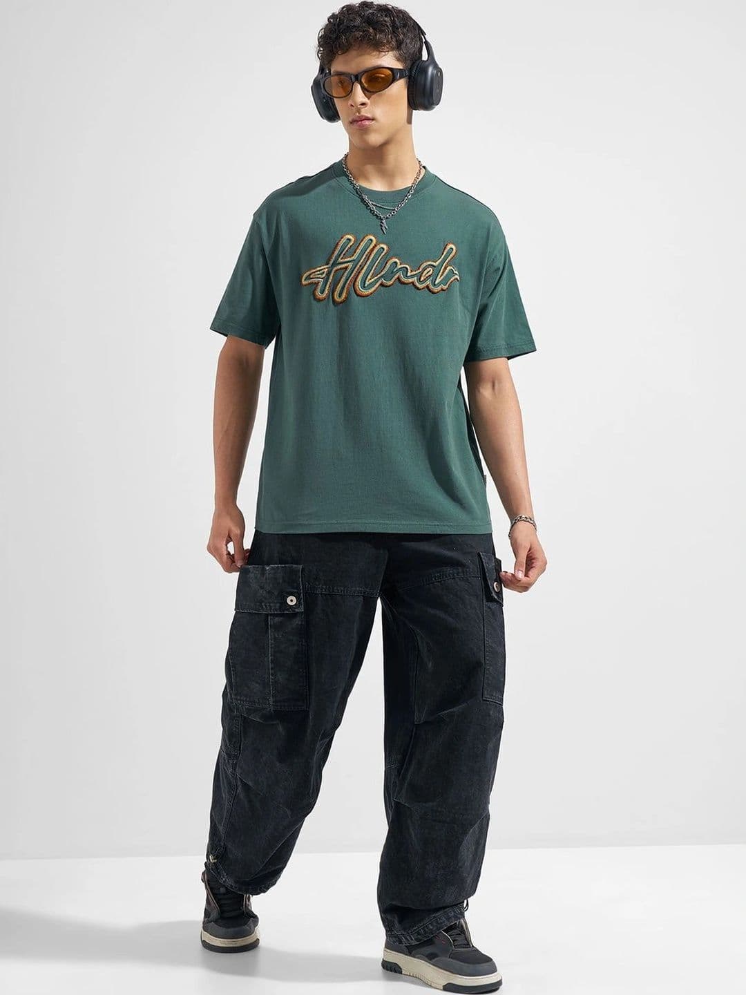 HIGHLANDER Men Drop-Shoulder Sleeves T-shirt - view 1