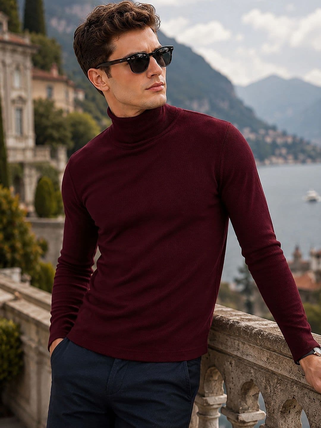 GLITO Men Ribbed Pullover - view 1