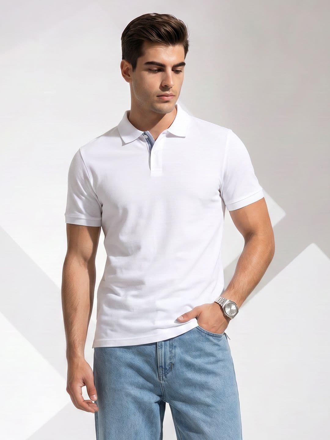 encore by INVICTUS Polo Collar T-shirt - view 1