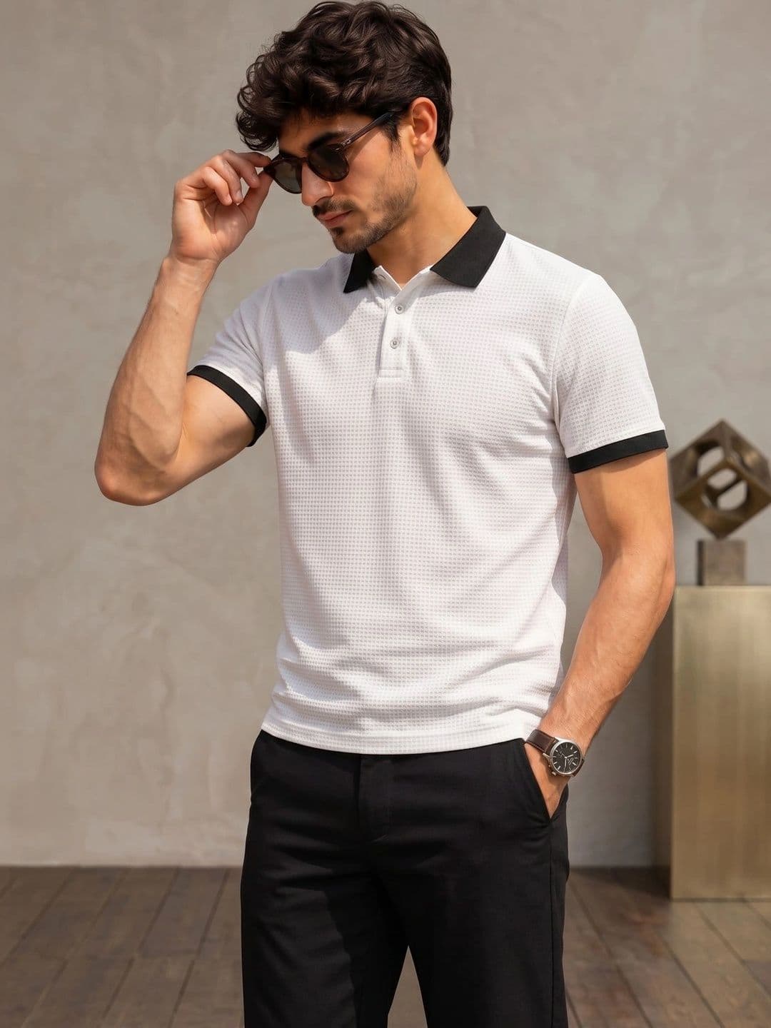 Tshirts Buddy Men Polo Collar T-shirt - view 1