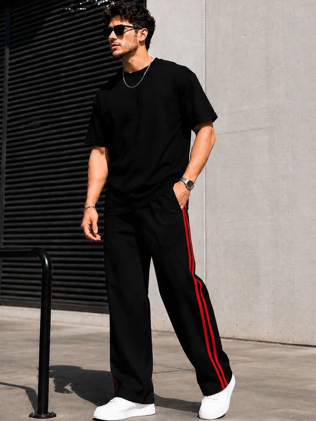 Roadster Men Relaxed Fit Antimicrobial Training Track Pants - view 1