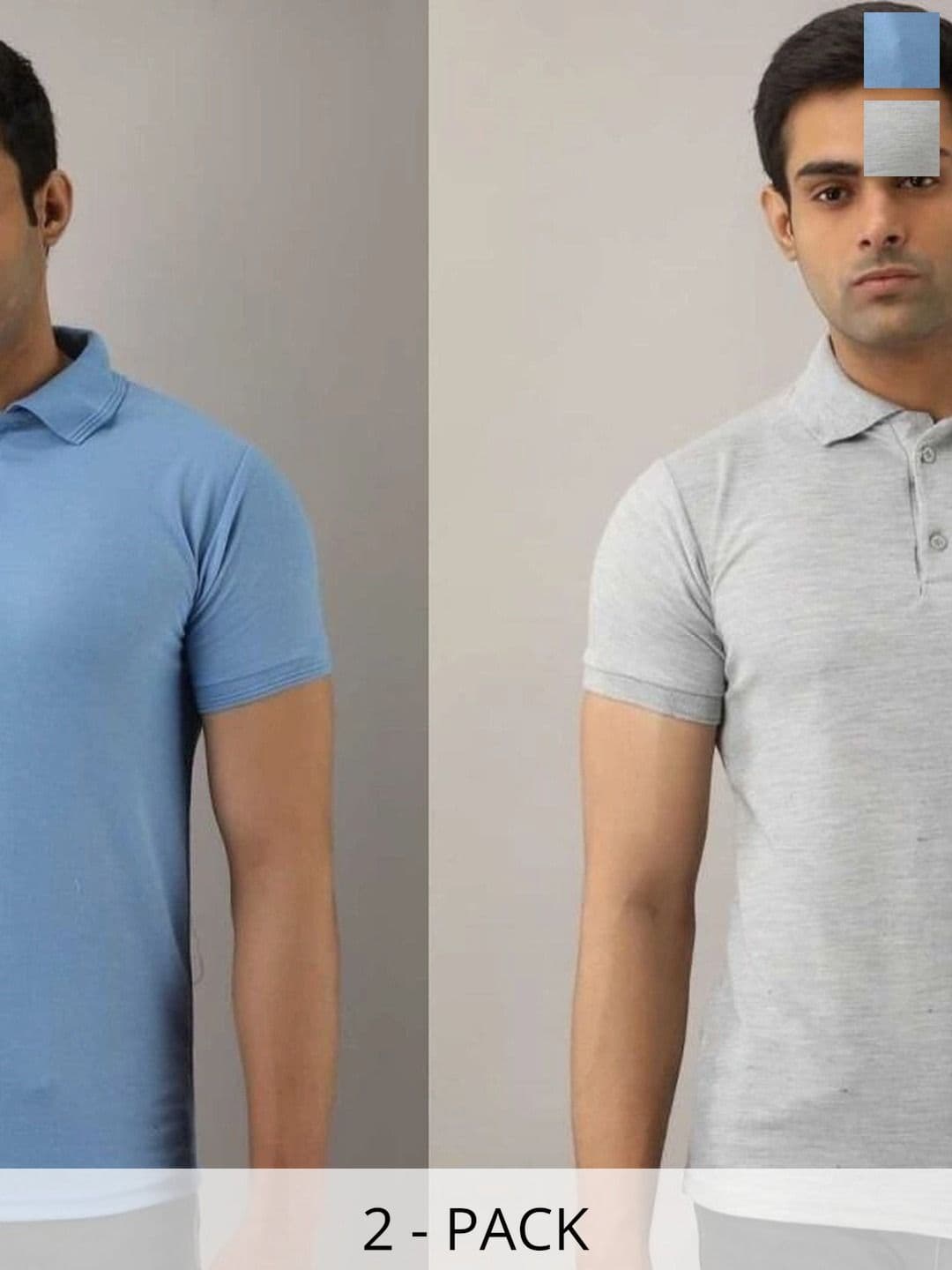 PIXFAB Men 2 Polo Collar Abzorb T-shirt - view 1