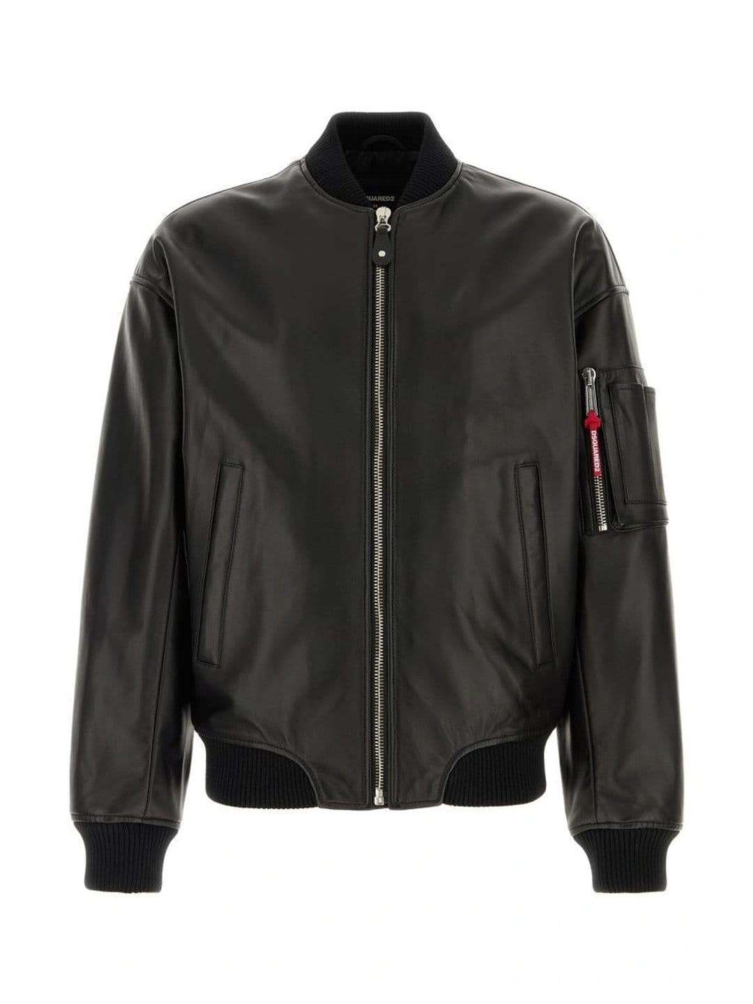 Dsquared2 Black Solid Regular Jacket - view 1