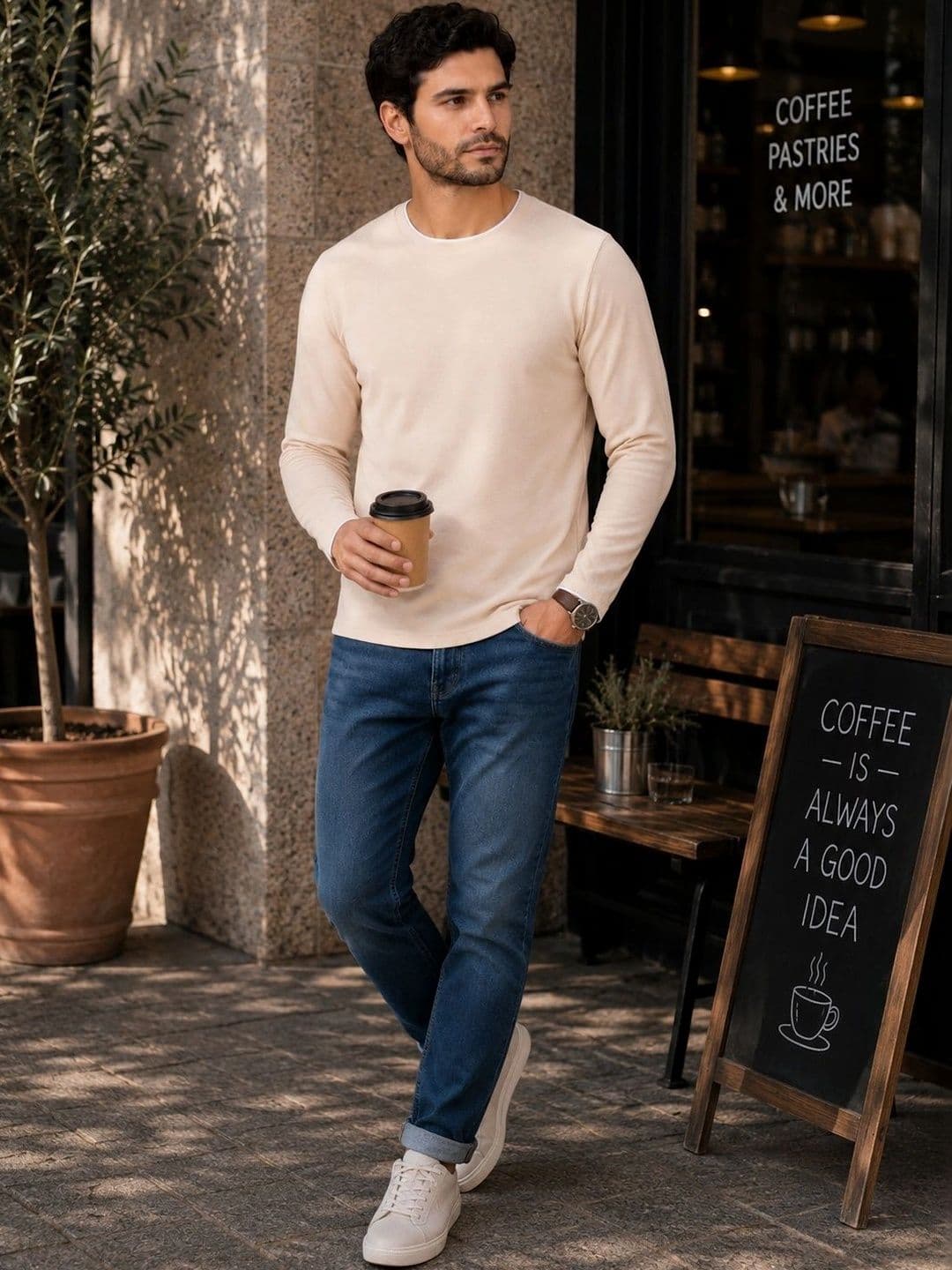 XENOR Men Slim Fit T-shirt - view 1