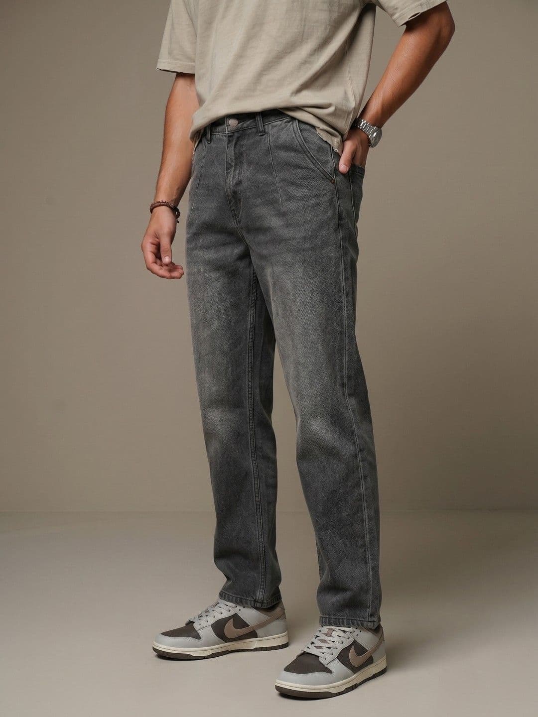 glitchez Men Straight Fit Light Fade Jeans - view 1