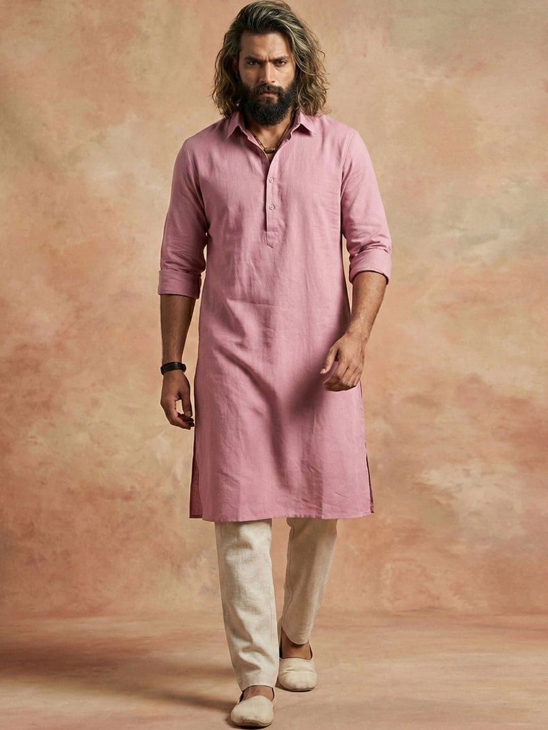 House of Pataudi Men Kurta - view 1