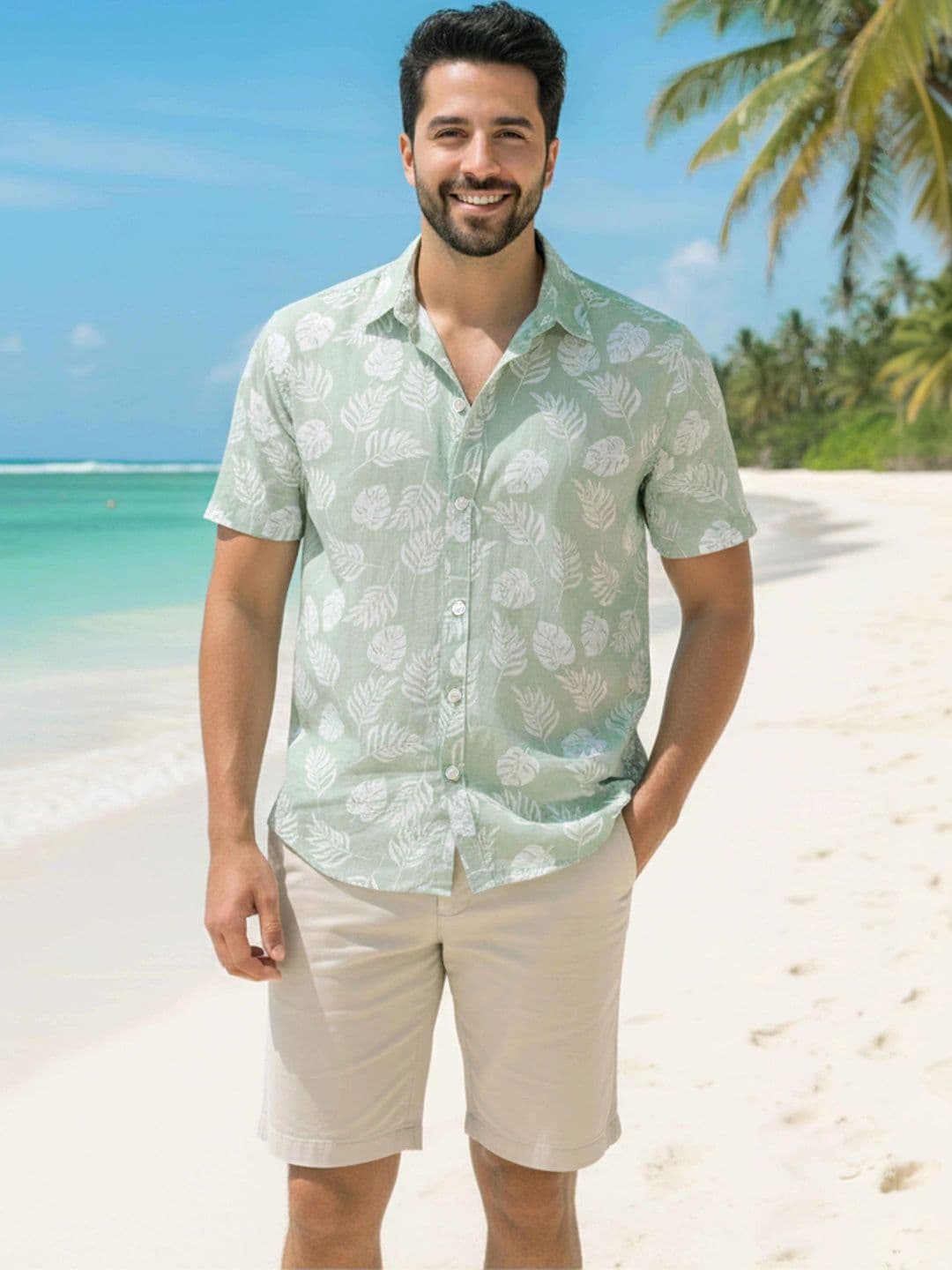 VidiRna Men Relaxed Floral Printed Casual Shirt - view 1