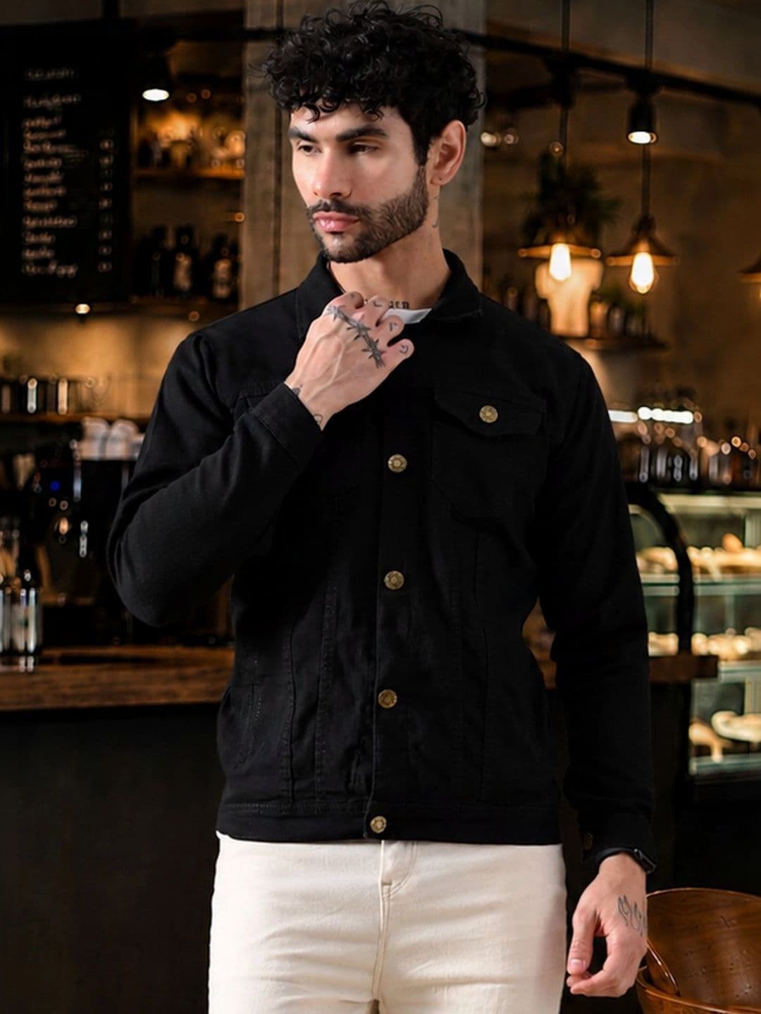 LINARIA Men Outdoor Denim Jacket - view 1