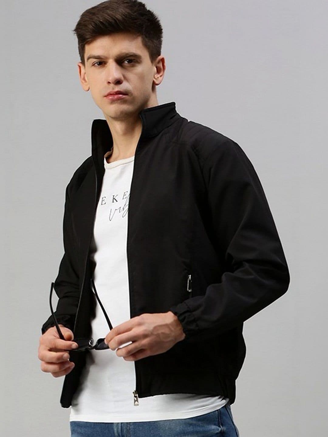 Kaali Peeli Men Lightweight Bomber Jacket - view 1