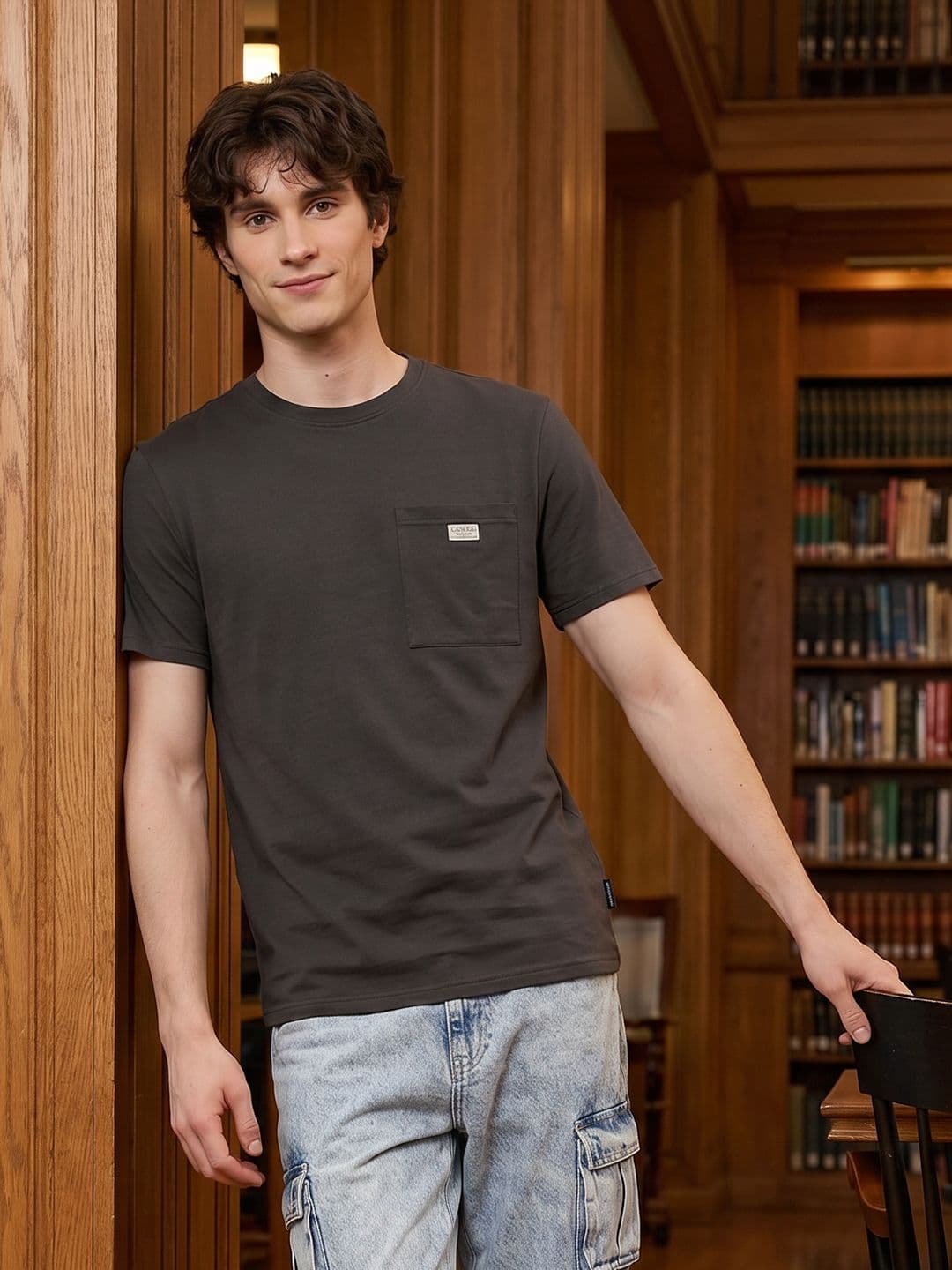 Aeropostale Round Neck Short Sleeves Casual T-shirt - view 1