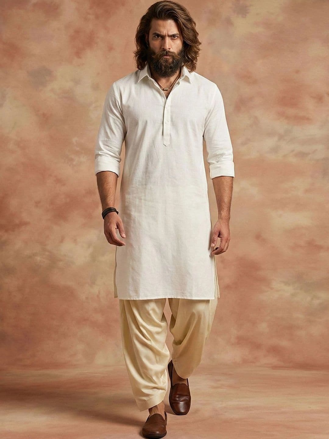 House of Pataudi Men Kurta - view 1