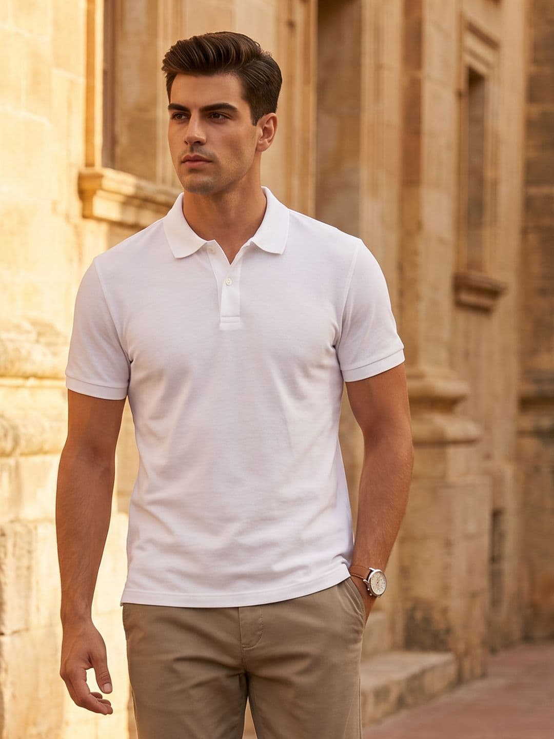 encore by INVICTUS Polo Collar T-shirt - view 1