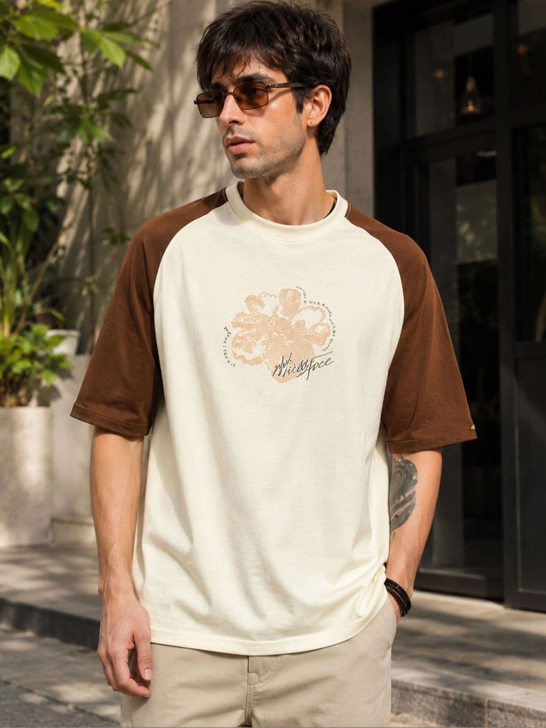 Maniac Men Colourblocked T-shirt - view 1