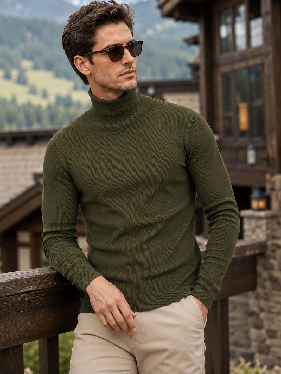 ATIGIANO Men Ribbed Pullover - view 1