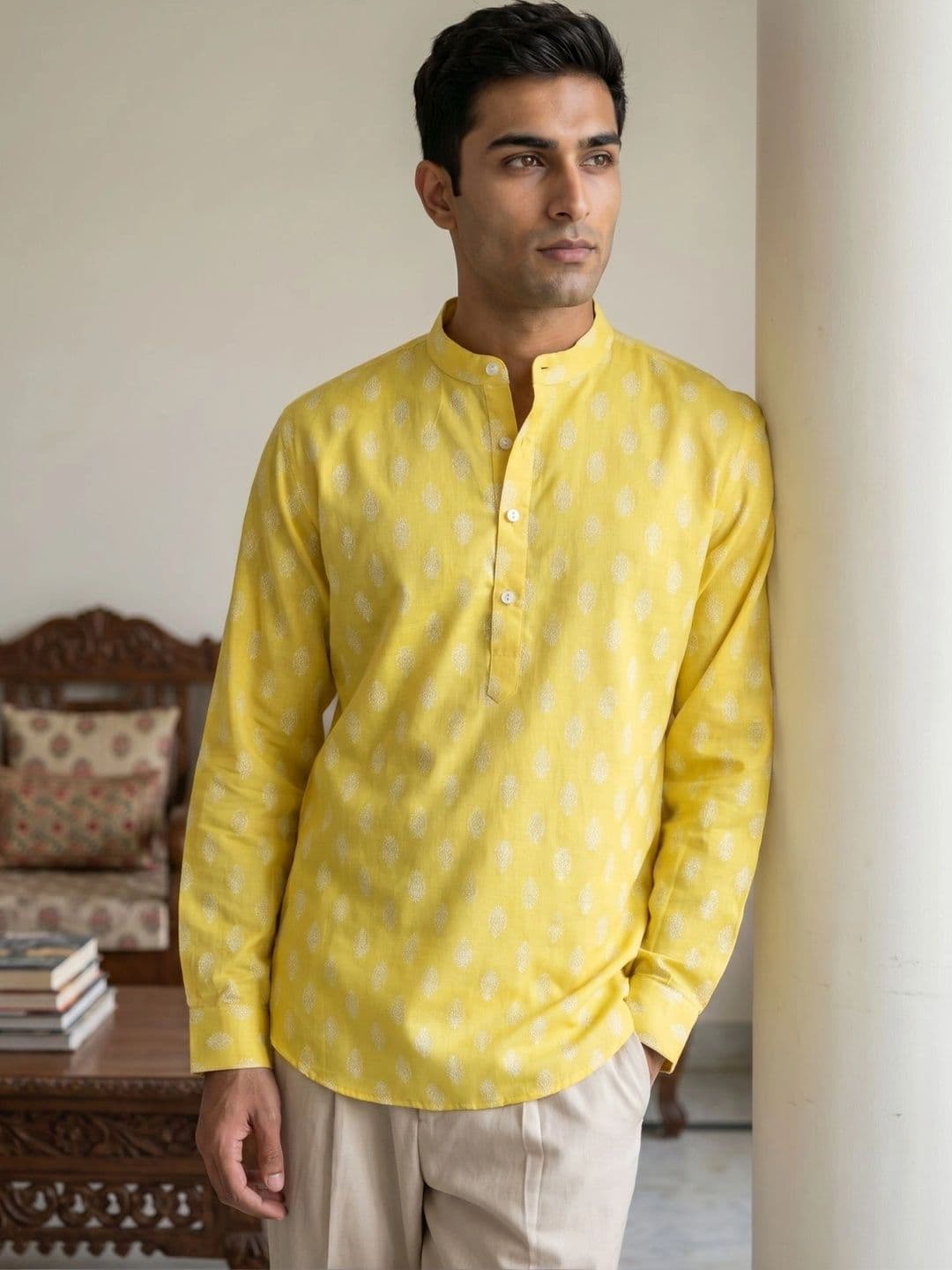 Jompers Men Ethnic Motifs Printed Kurta - view 1