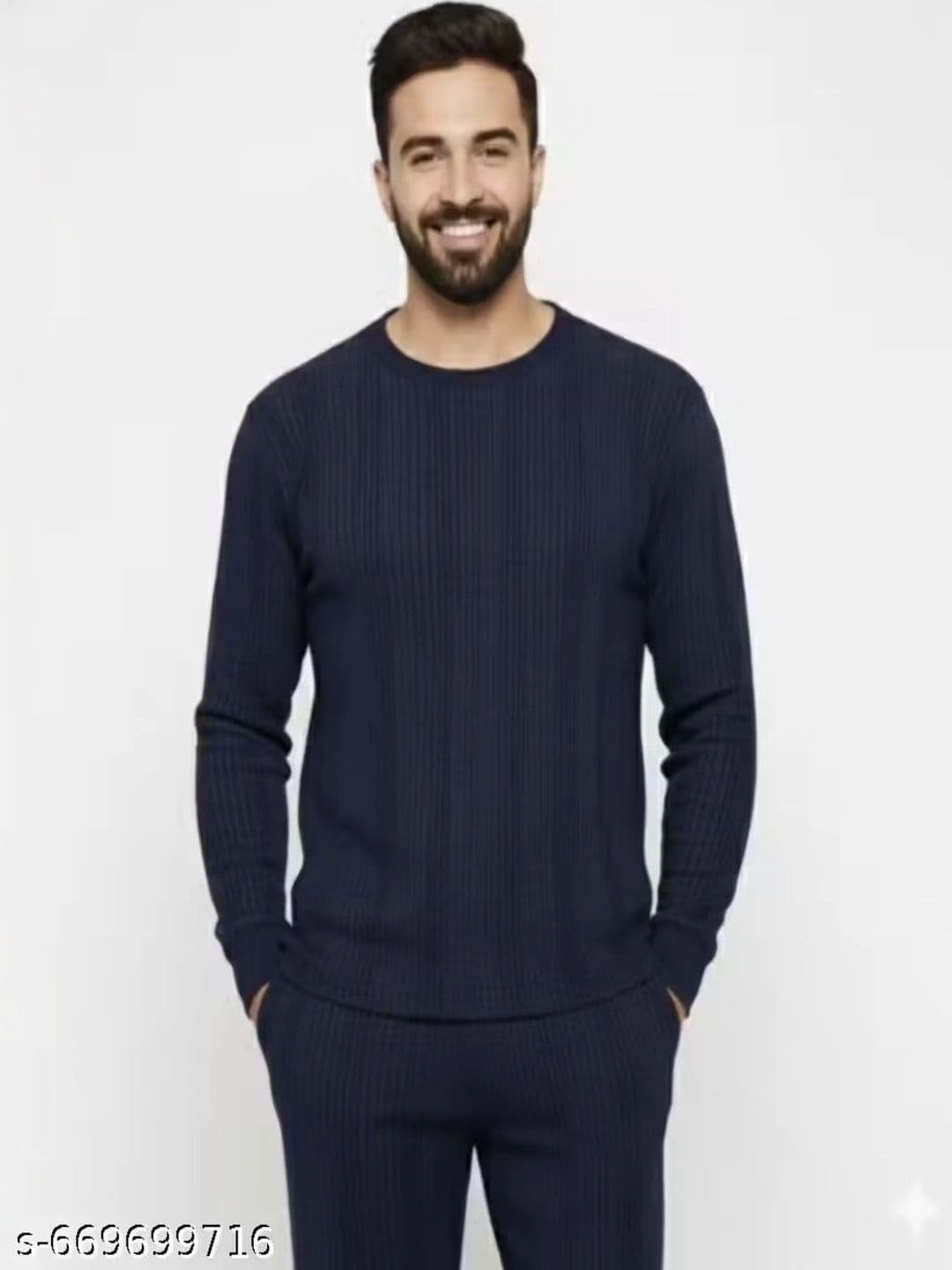 Gimli Men Cotton Round Neck Thermal Set - view 1