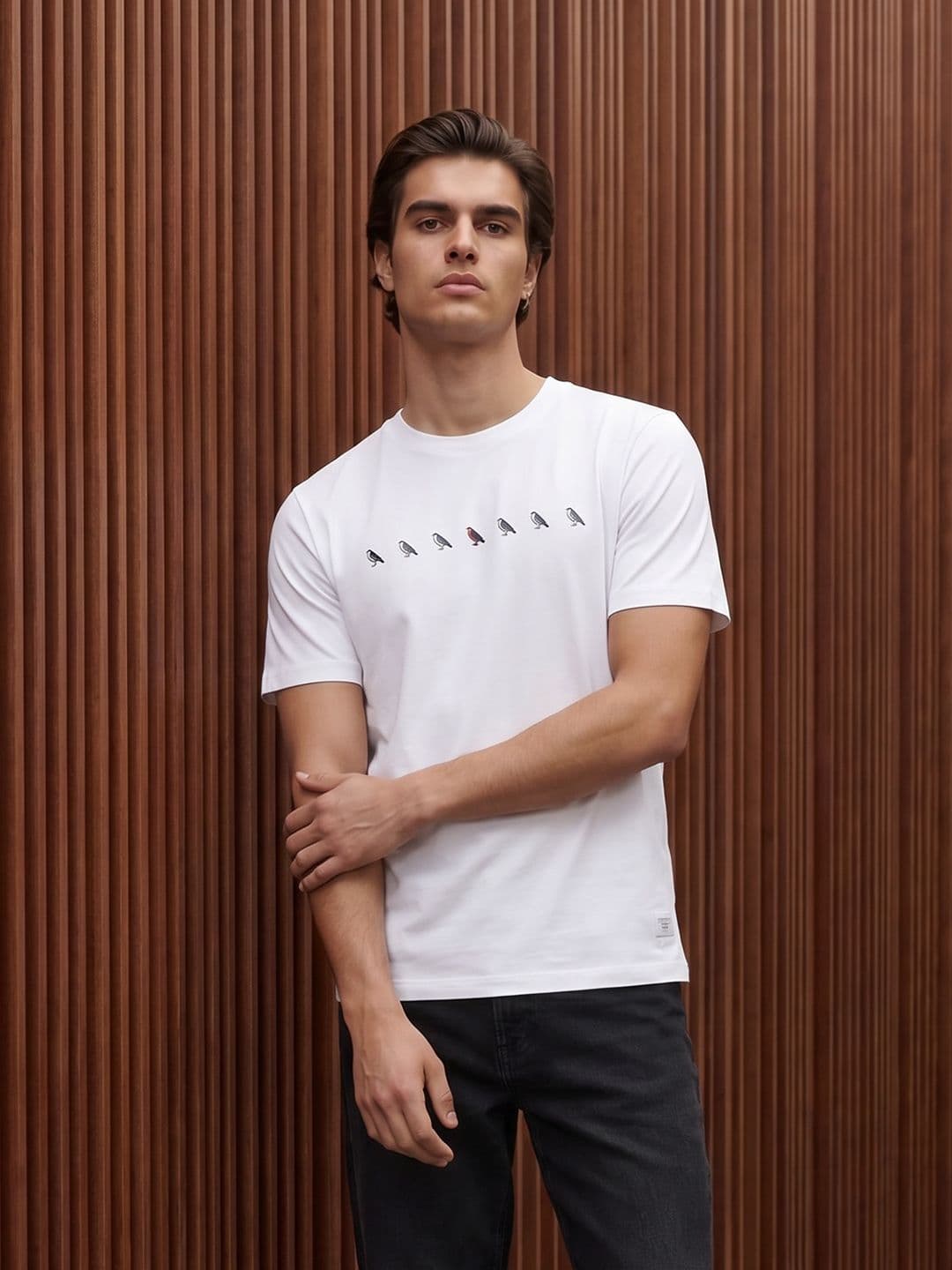 Mr Bowerbird Printed Pure Cotton T-shirt - view 1