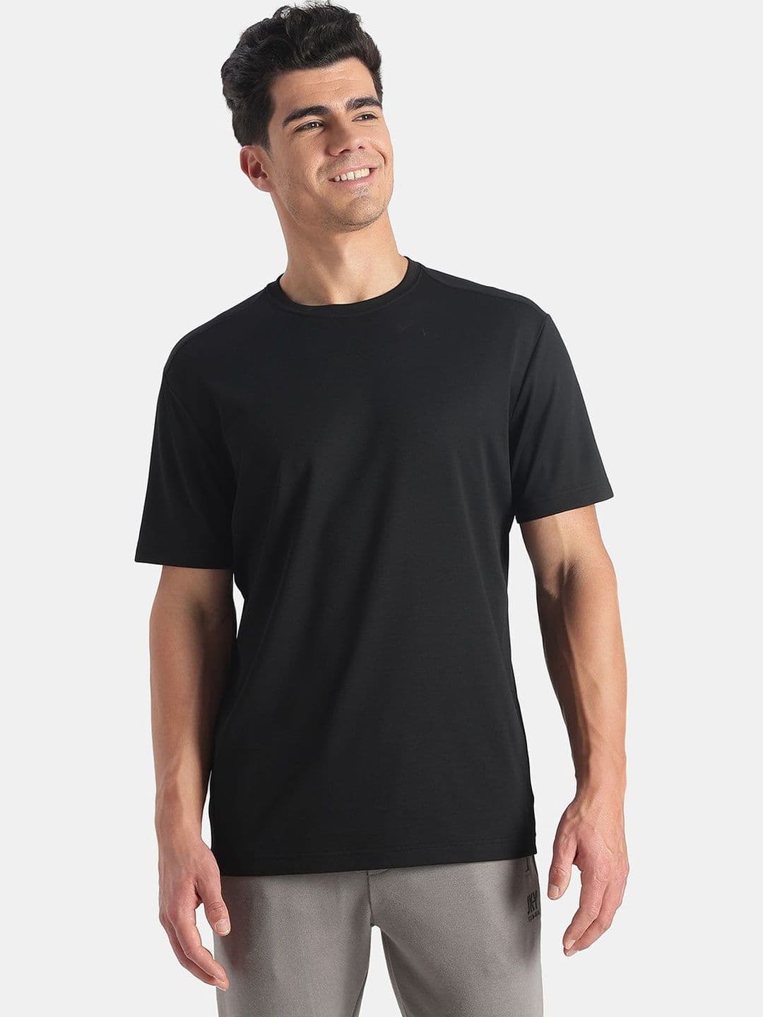 Jockey Microfiber Fabric Round Neck Half Sleeve T-Shirt with StayFresh Treatment - AM74 - view 1
