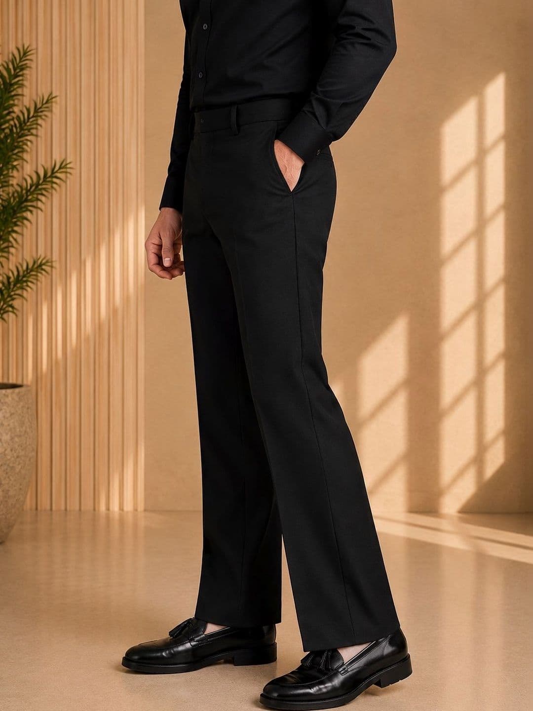 GHABA CREATION Men Easy Wash Trousers - view 1