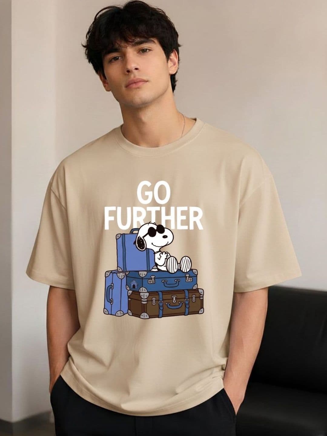 R.Code by The Roadster Life Co. Men Printed T-shirt - view 1