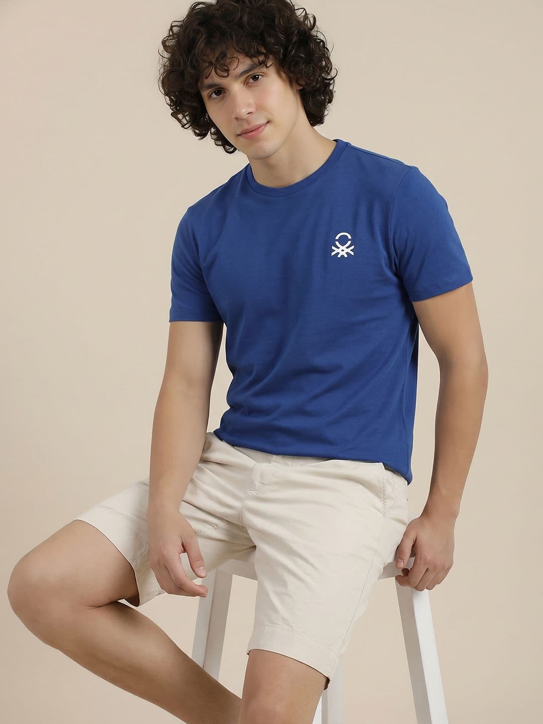 United Colors of Benetton Brand Logo Printed T-shirt - view 1