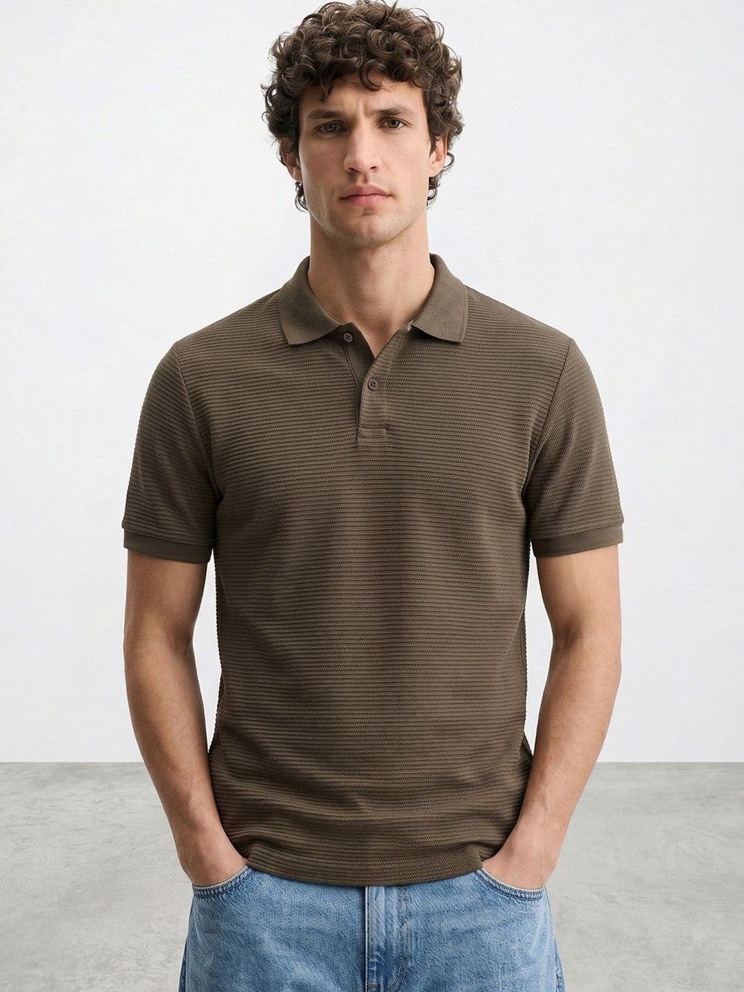 R&B Men Polo Collar T-shirt - view 1