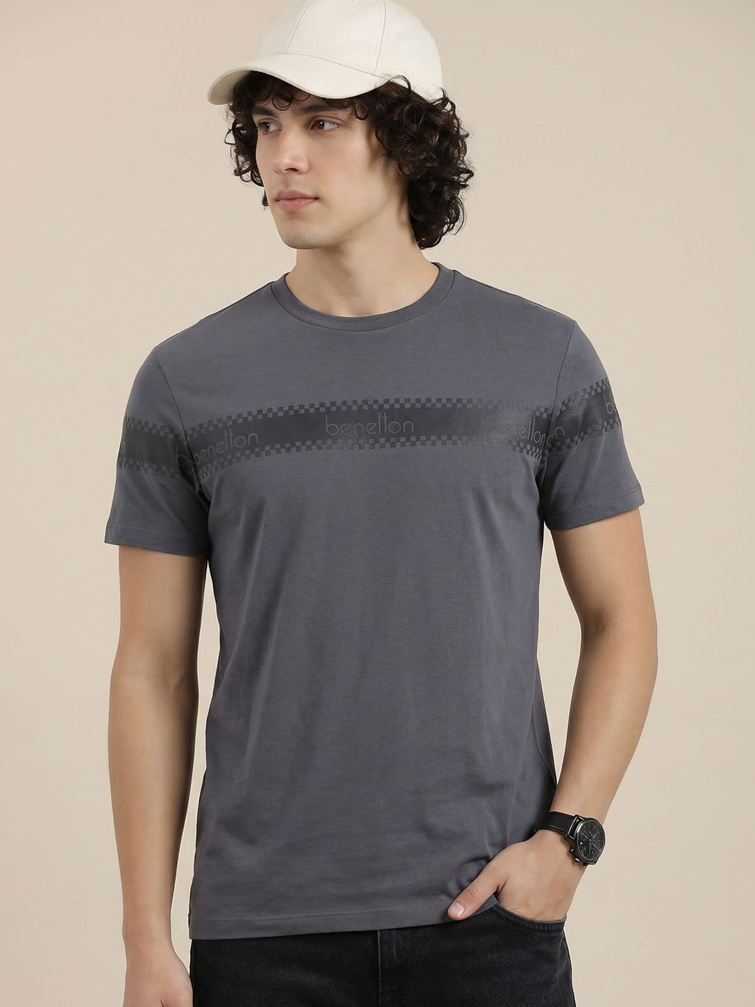 United Colors of Benetton Striped T-Shirt - view 1