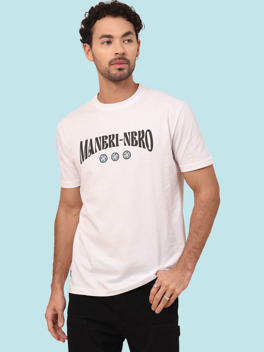 KLOUE Men Typography Printed T-shirt - view 1