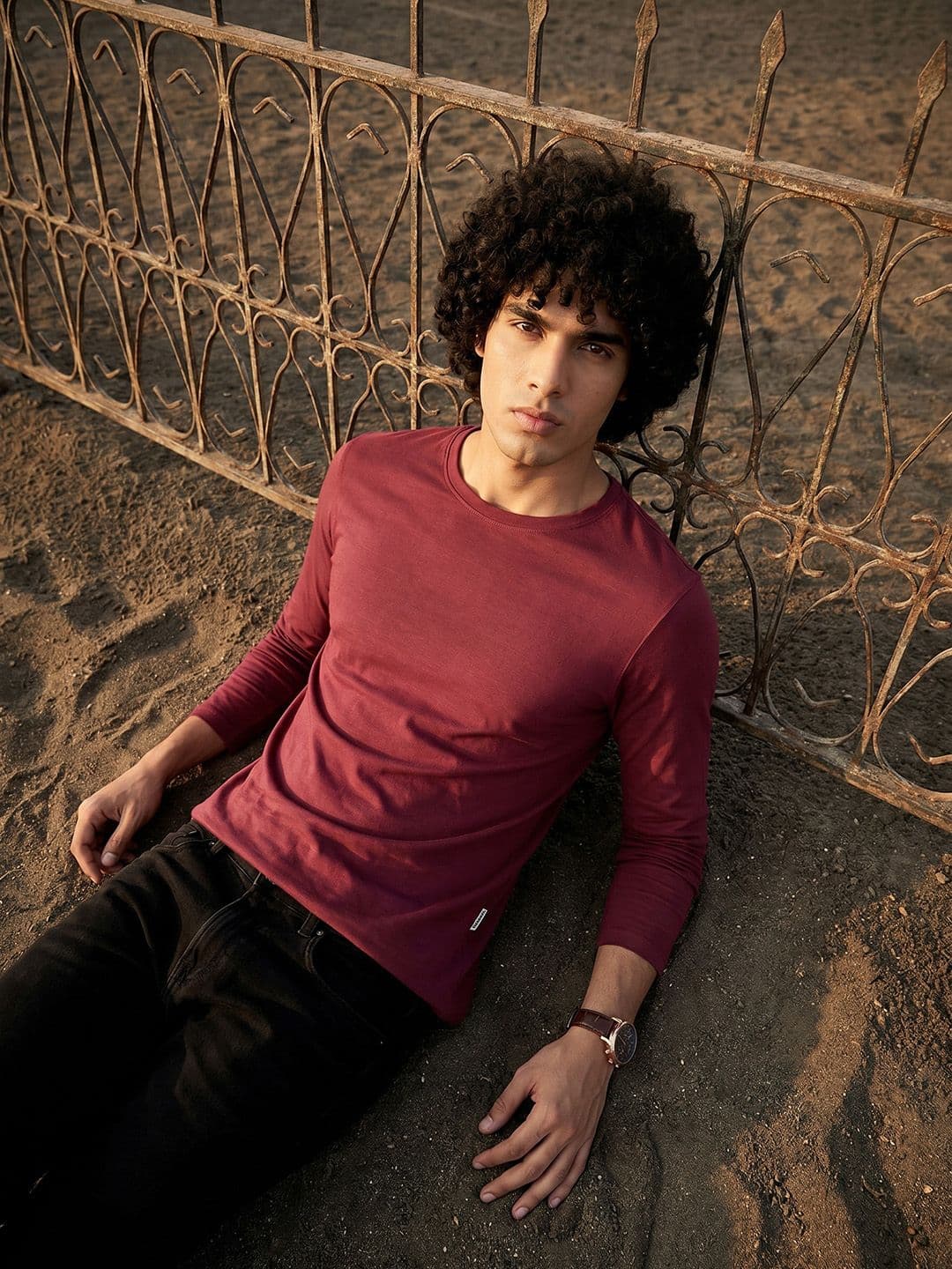 The Roadster Life Co. Round Neck Pure Cotton T-shirt - view 1