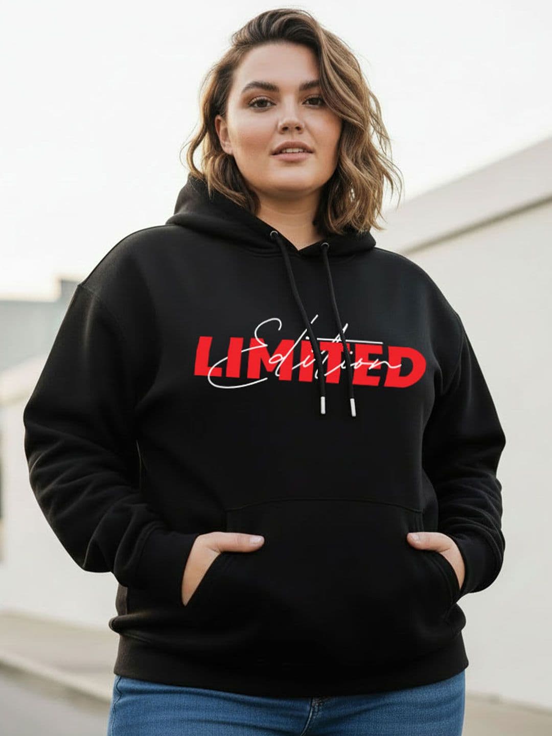 Moda Rapido Women Printed Hooded Sweatshirt - view 1